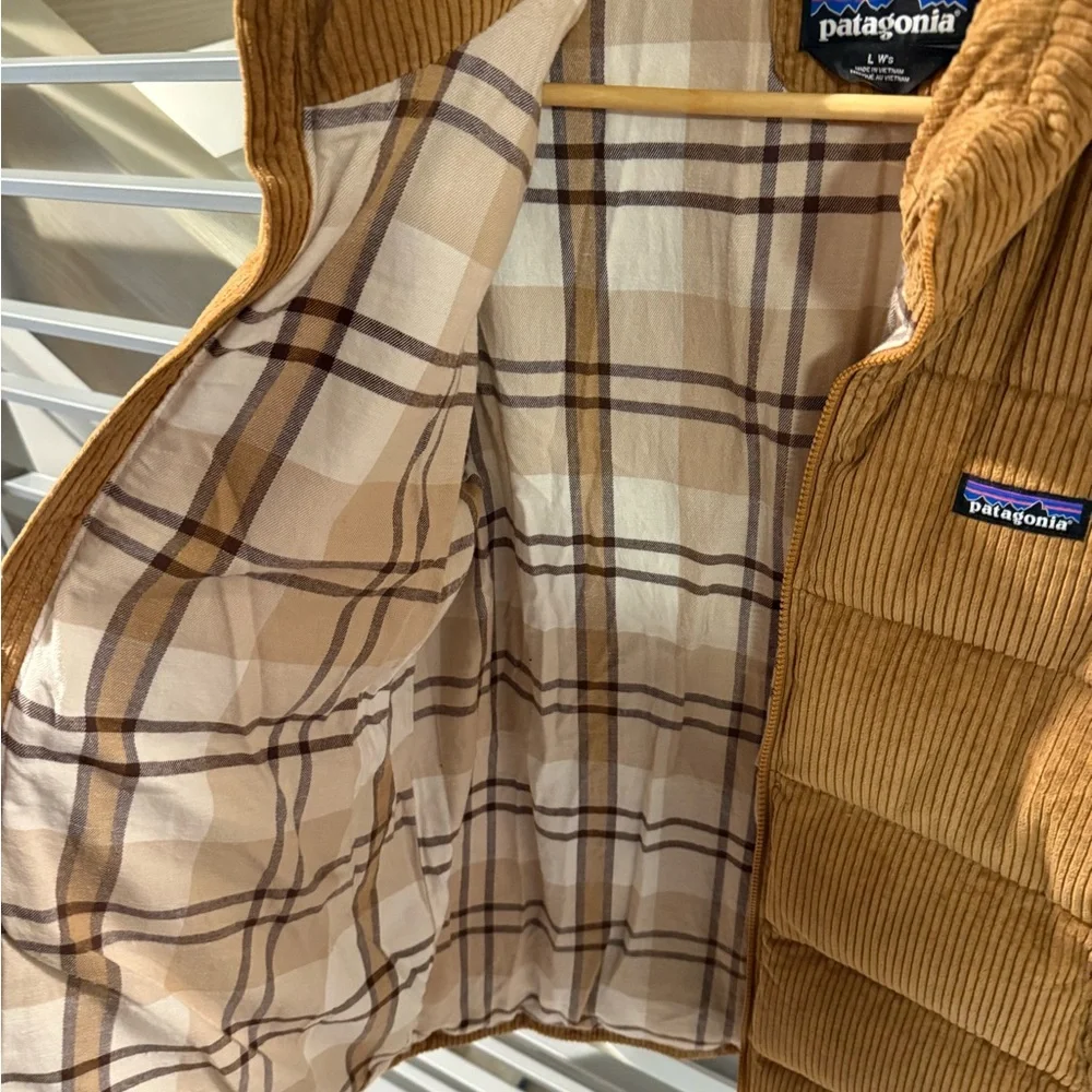 Patagonia Womens Cord Fjord Jacket - L - Like New (Worn Once) - Nest Brown - Picture 5 of 6